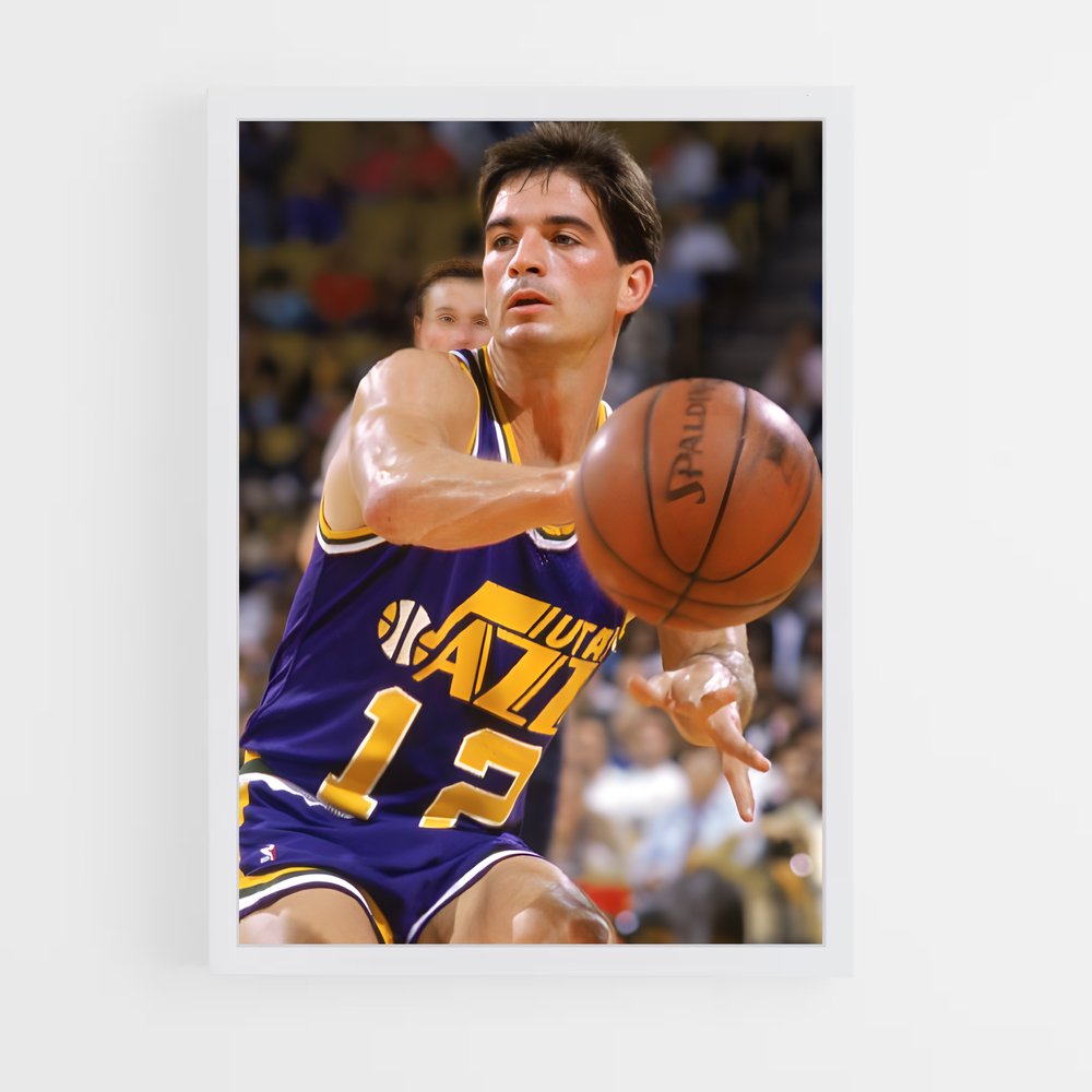Poster Passes Précis – affiche Basketball (vue 3)